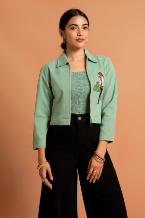 Fancy Girls wear koti Top crop Top for woman S M L size
