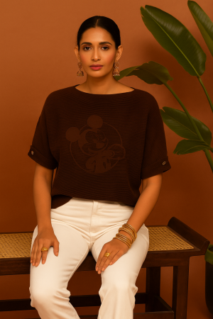 Fancy woolen t-Shirt on free size